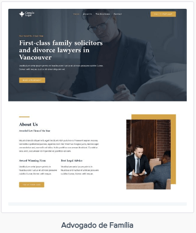 Advogado de Família Criação de site Idealltech Agência de Marketing